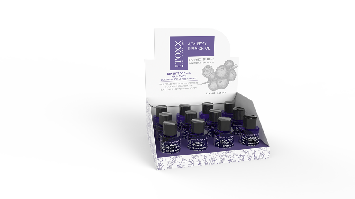 Açai Berry Infusion Oil (Kryotherapy -Zero° Haircare line)- 60ml