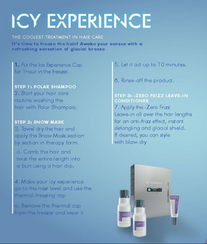 NEW! Icy Experience  Home Kit (part of the Kryotherapy -Zero° Haircare line)