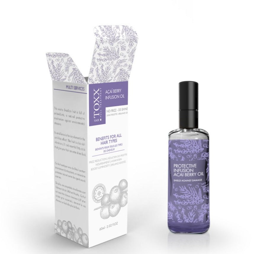 Açai Berry Infusion Oil (Kryotherapy -Zero° Haircare line)- 60ml